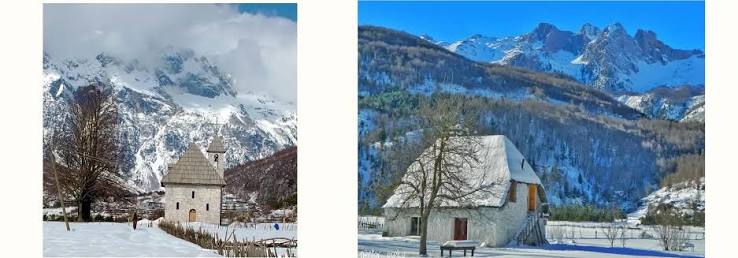 snowy villages
